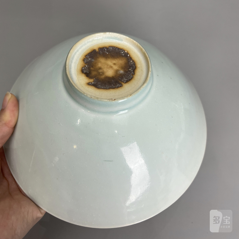 明代 青白釉水波纹大碗 - 图14